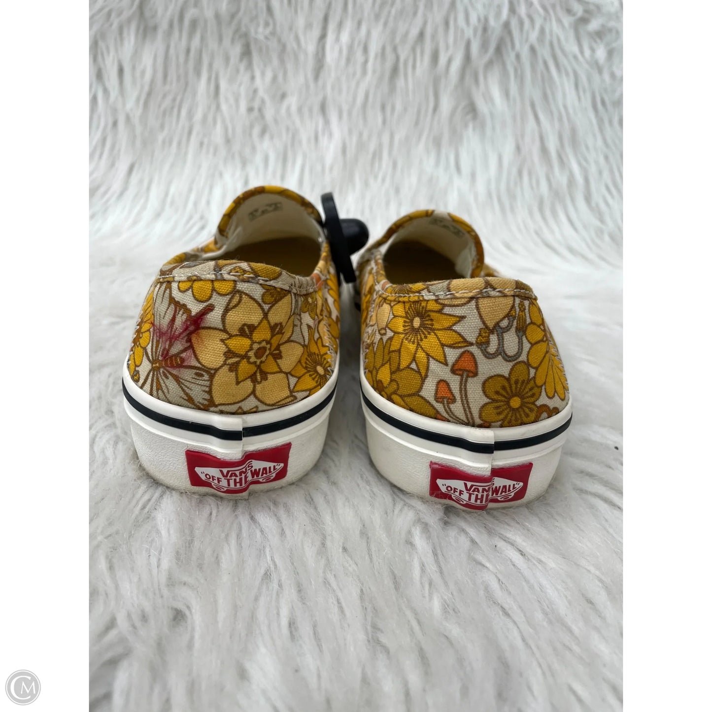 Shoes Flats By Vans In Floral Print, Size: 6.5