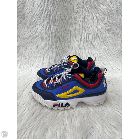 Shoes Sneakers By Fila In Multi-colored, Size: 7.5