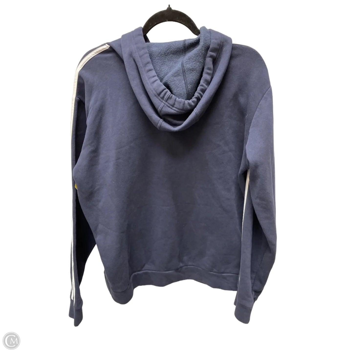 Sweatshirt Hoodie By Adidas In Navy, Size: M