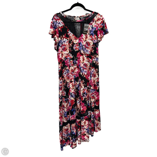 Dress Casual Midi By Torrid In Floral Print, Size: 2x