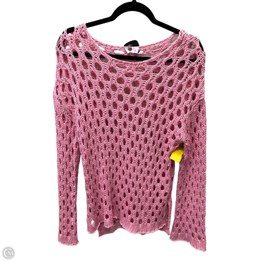 Sweater By Pink Lily In Pink, Size: S