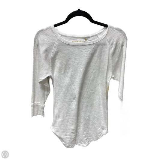 Top Long Sleeve By We The Free In White, Size: Xs