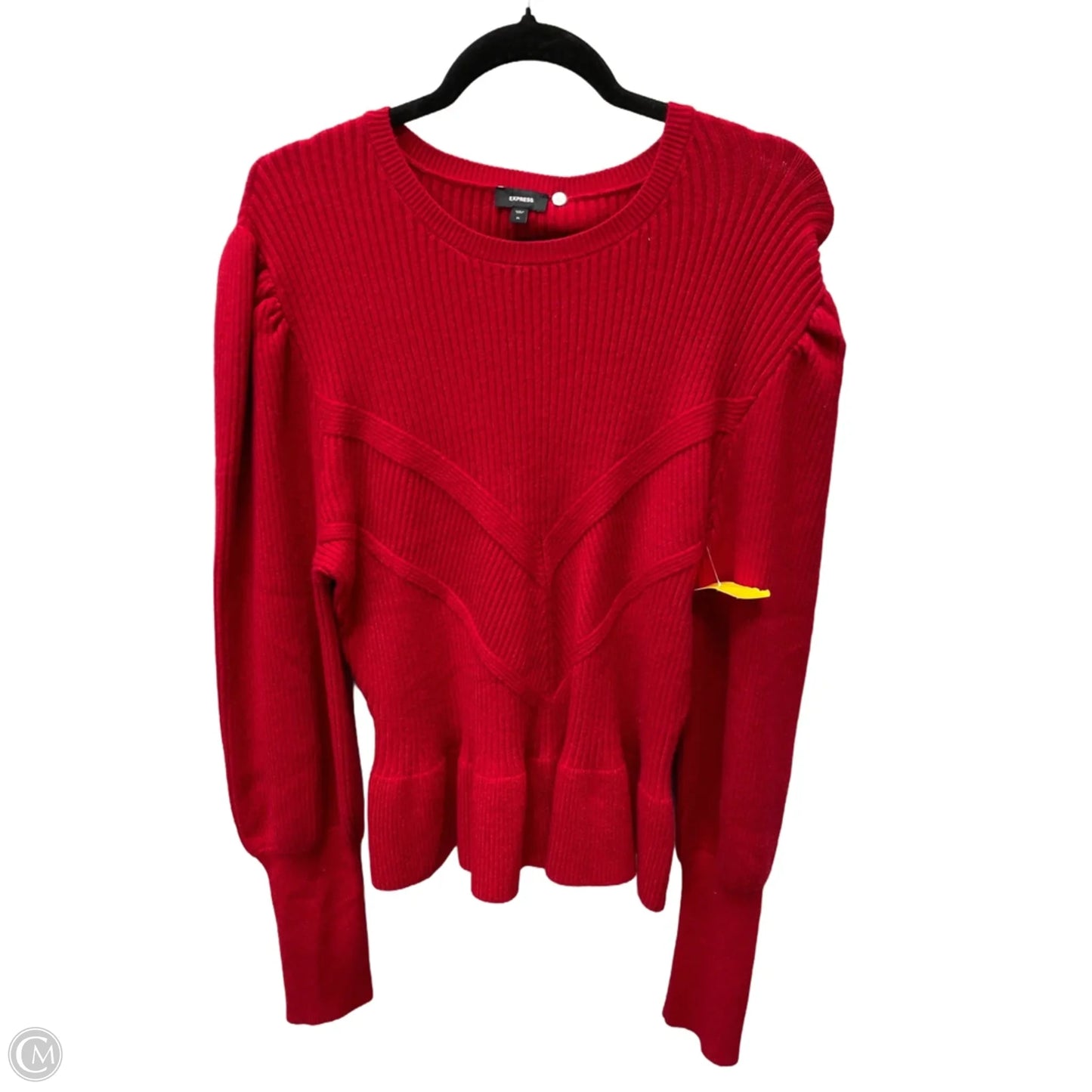 Sweater By Express In Red, Size: Xl