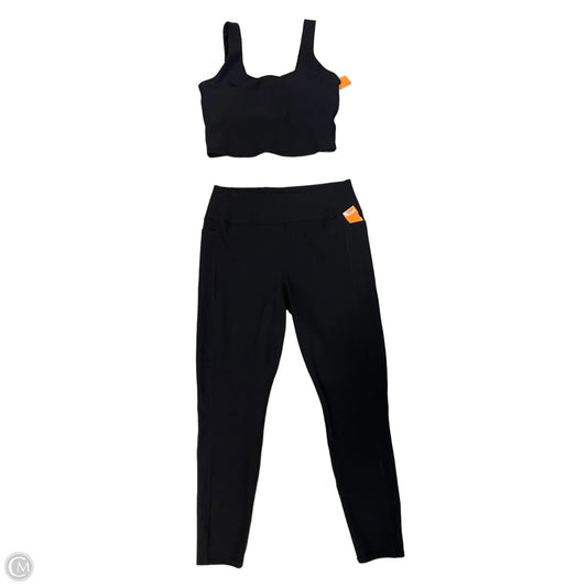 Athletic Pants 2pc By Skechers In Black, Size: Xl