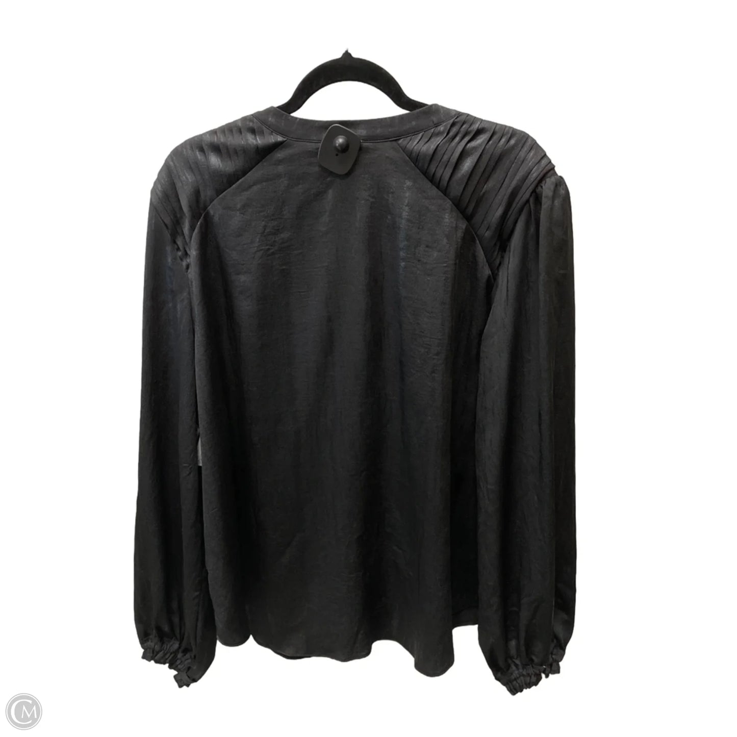Blouse Long Sleeve By Chicos In Black, Size: Xl