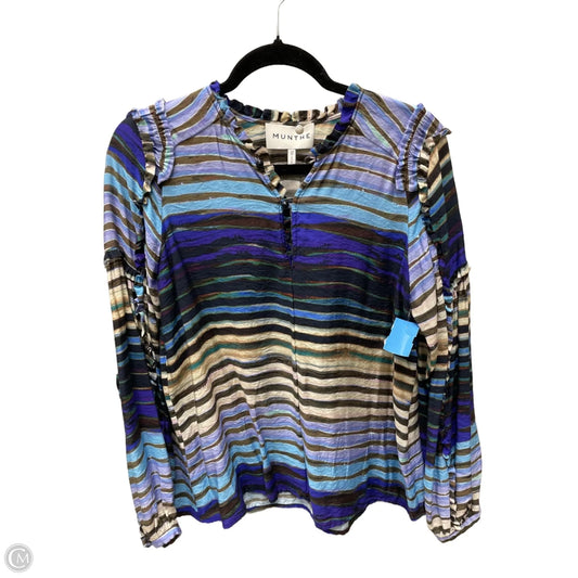 Top Long Sleeve By Munthe  In Multi-colored, Size: M