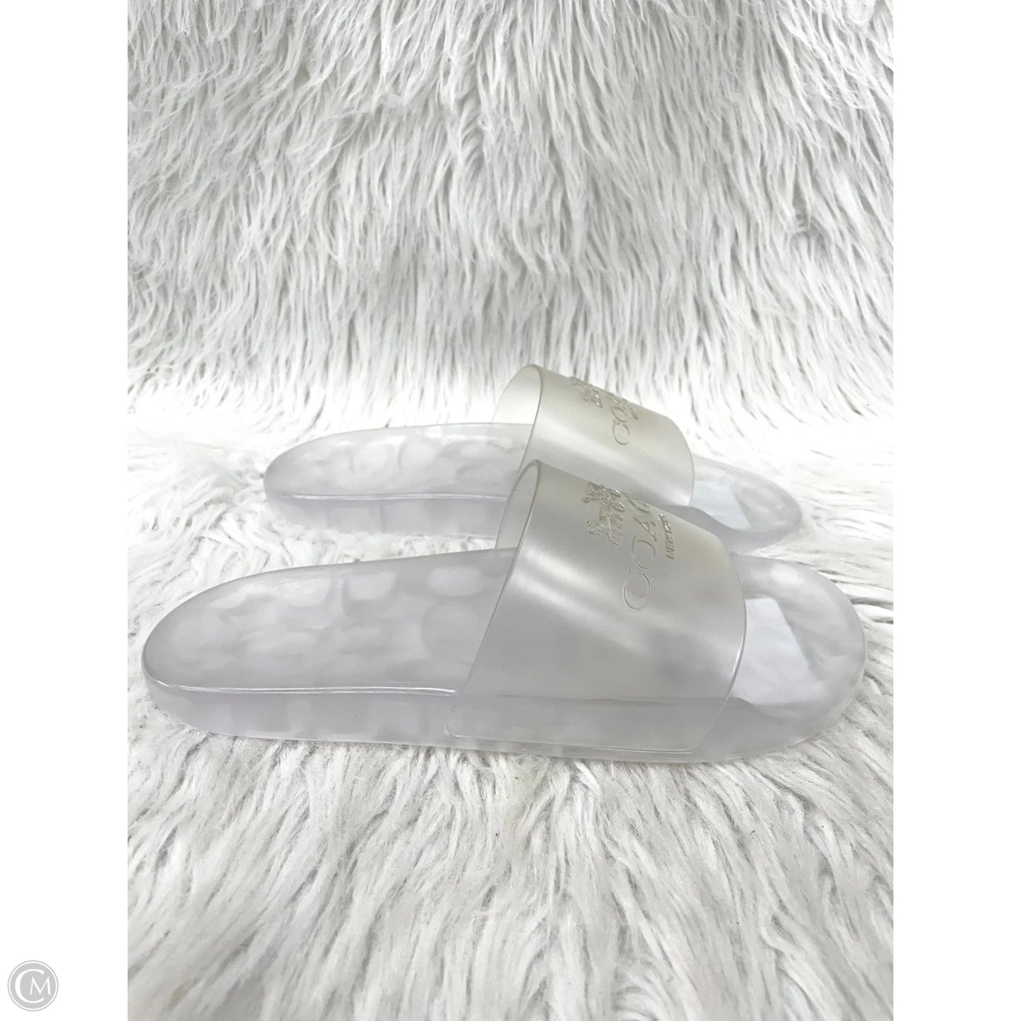 Sandals Designer By Coach In Clear, Size: 7