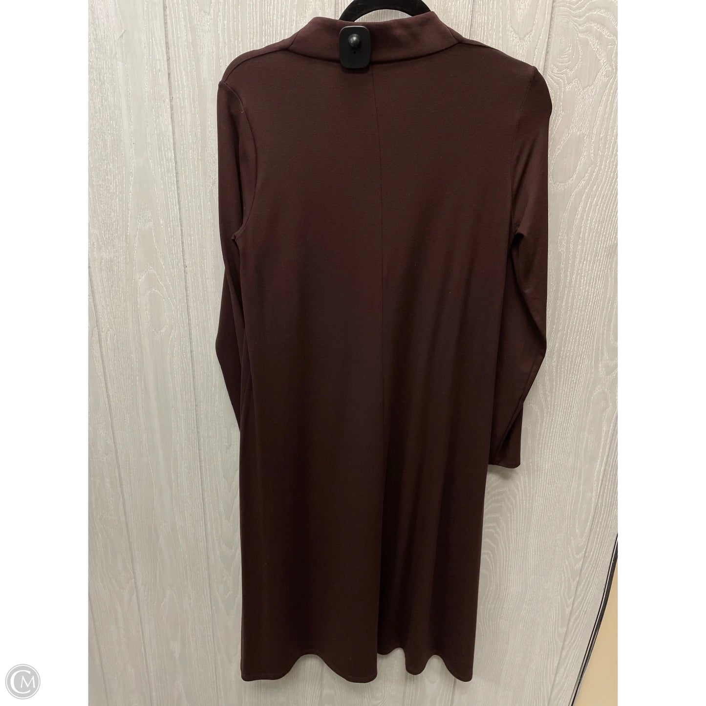 Dress Casual Maxi By Eileen Fisher In Brown, Size: Xs