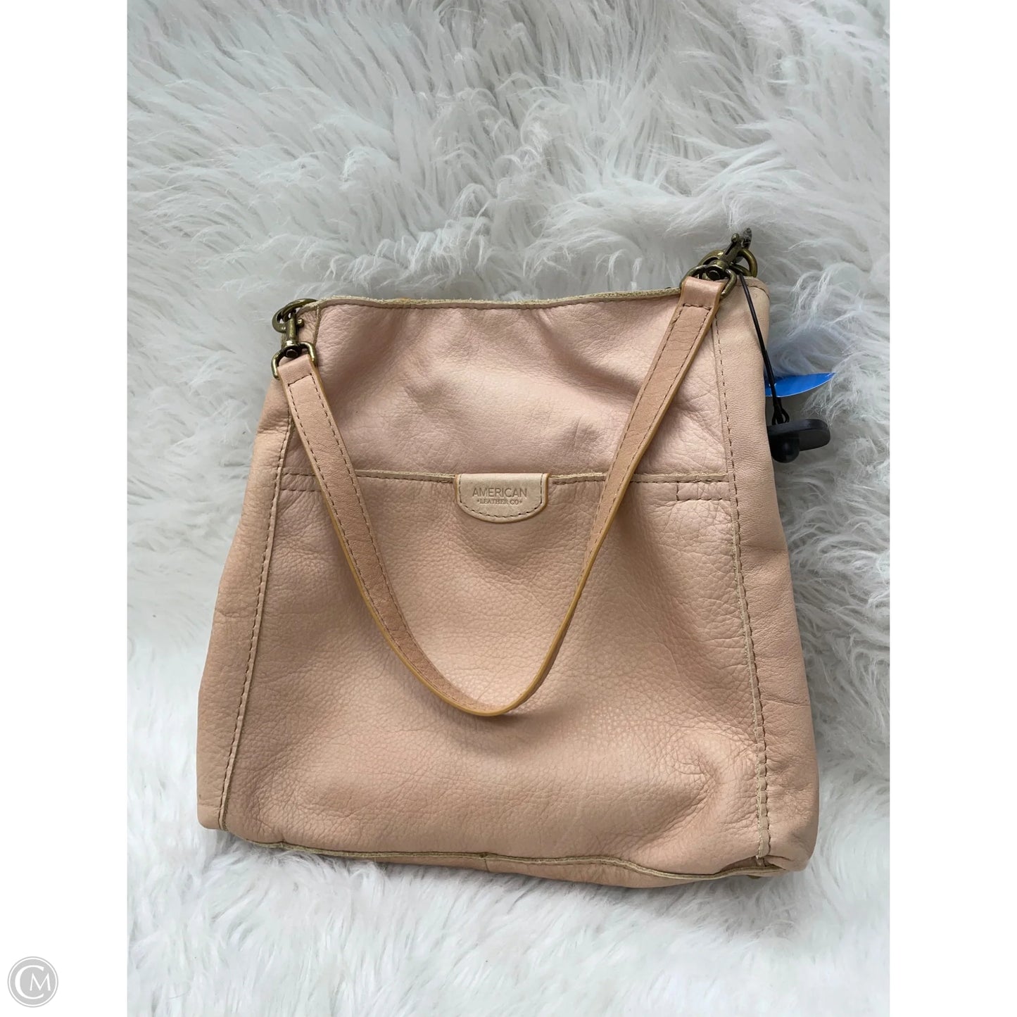 Handbag Leather By Clothes Mentor, Size: Medium