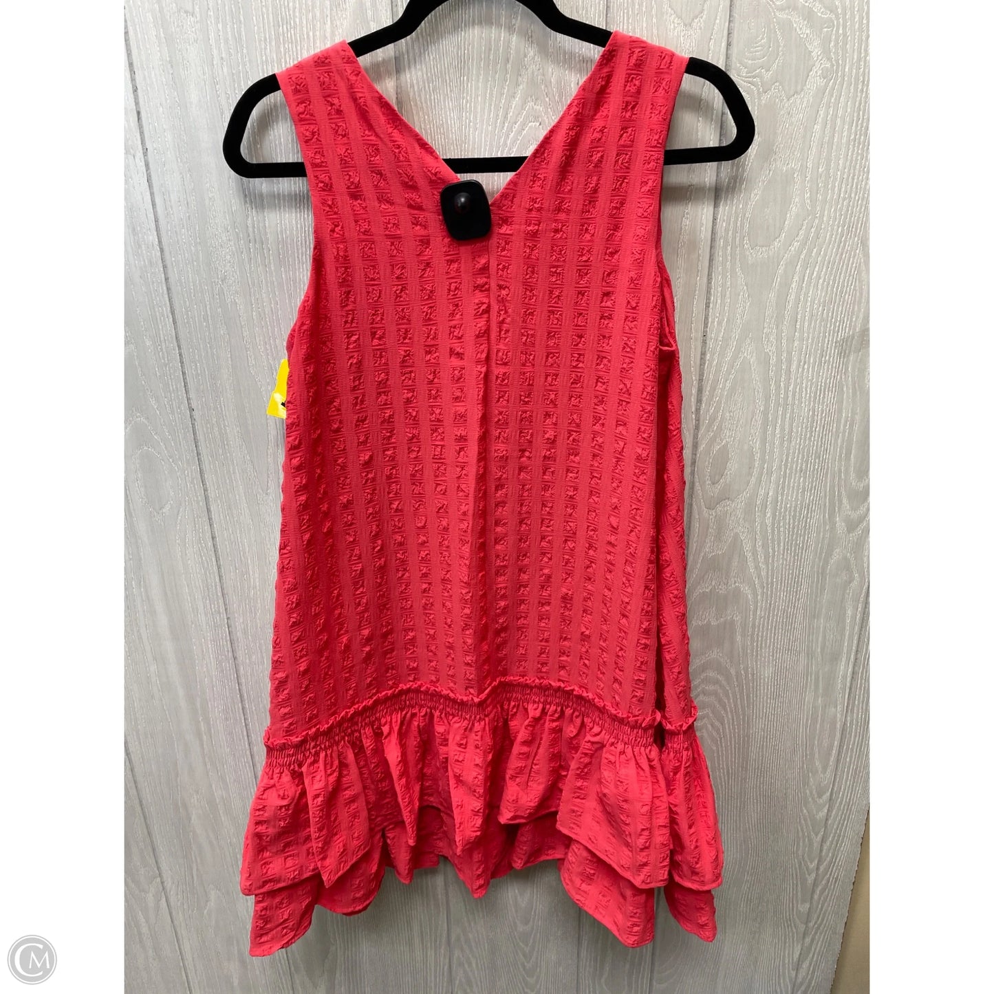 Dress Casual Short By Calvin Klein In Red, Size: S