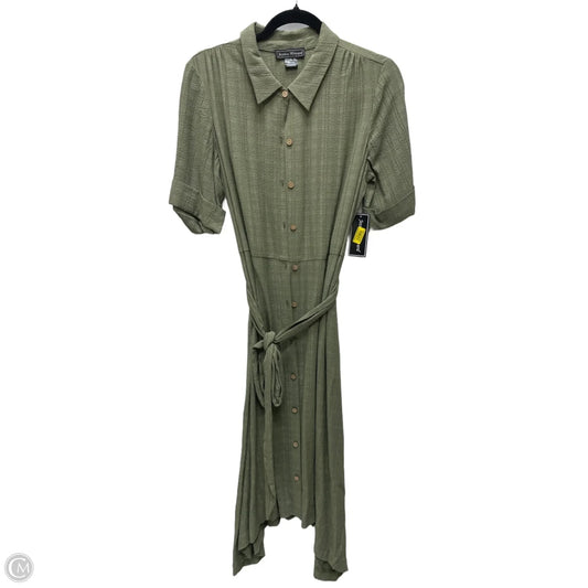 Dress Casual Midi By Jessica Howard In Green, Size: L