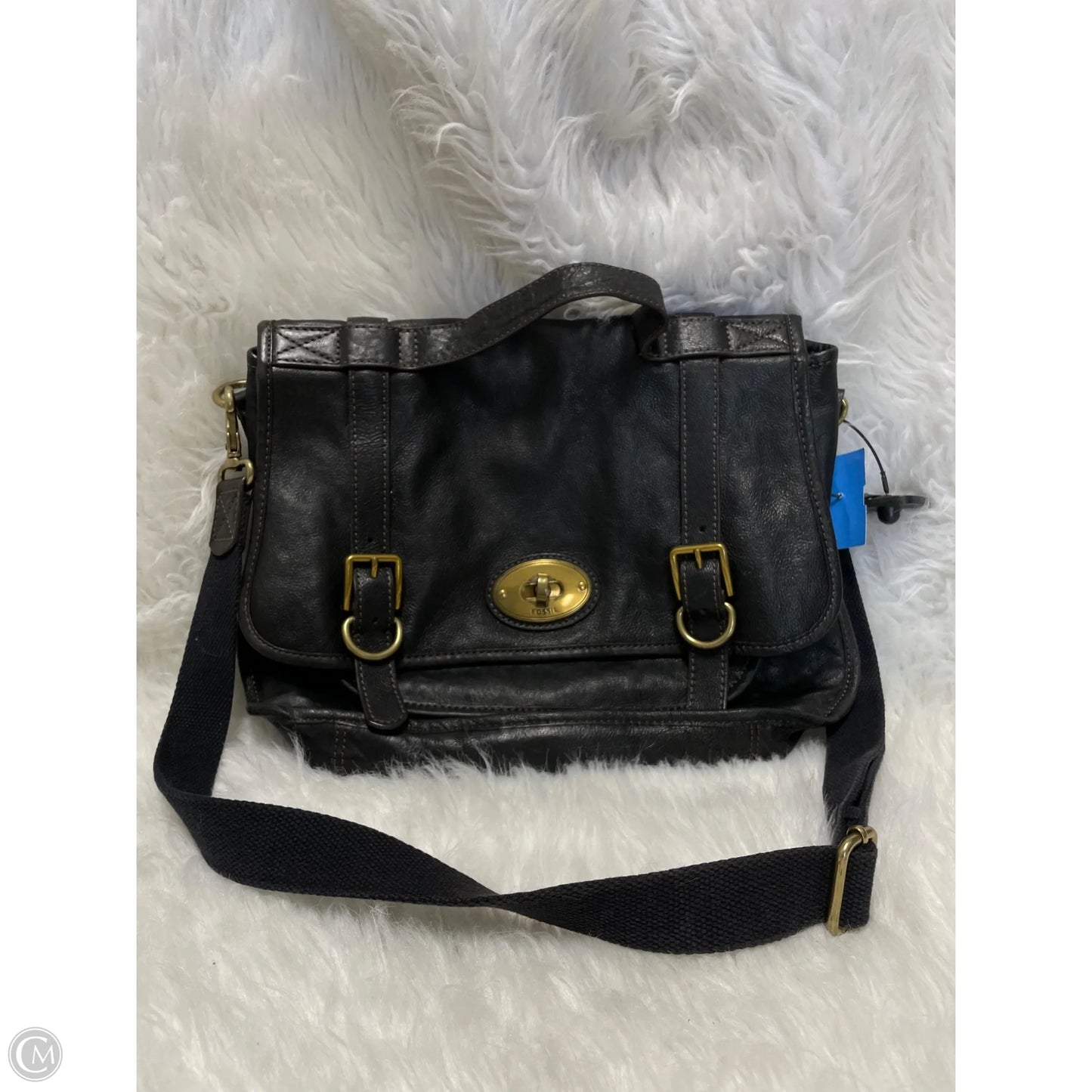 Laptop Bag By Fossil, Size: Large