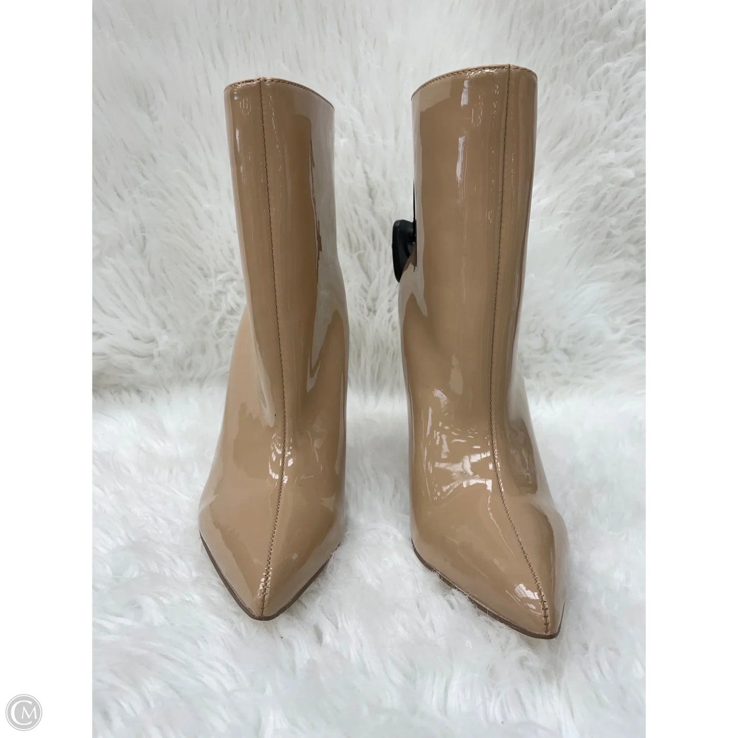 Boots Ankle Heels By Shoedazzle In Tan, Size: 9.5