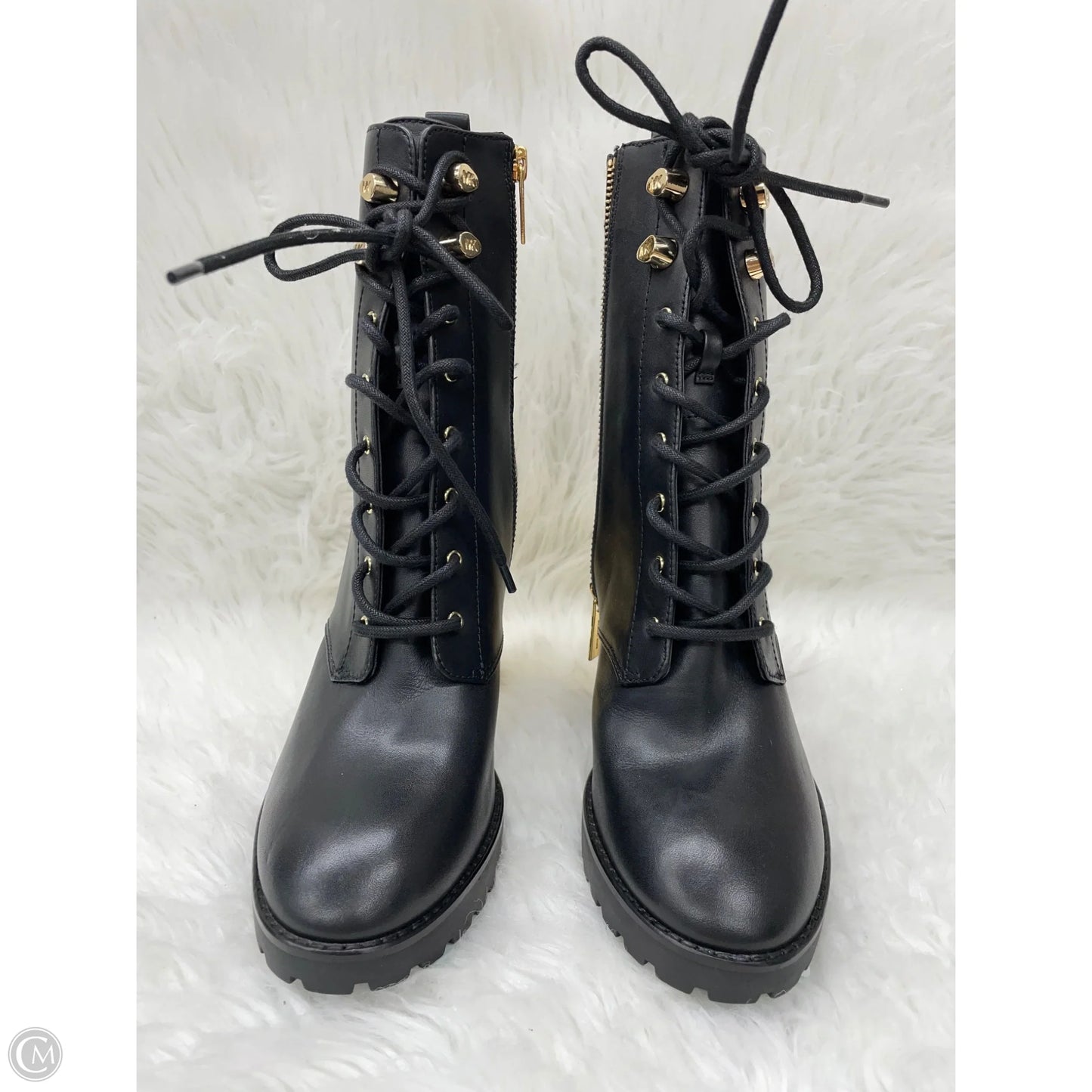 Boots Designer By Michael Kors In Black, Size: 9