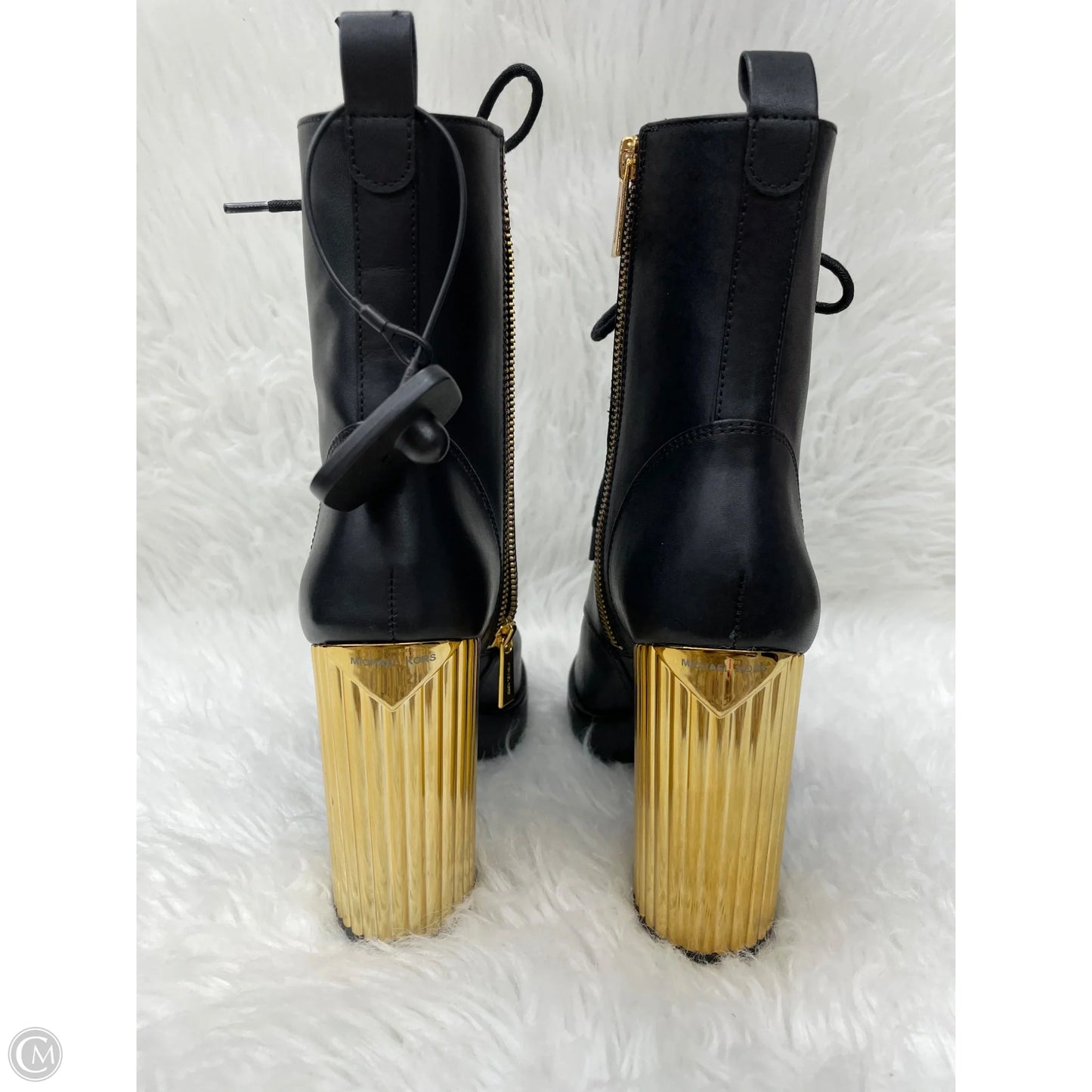 Boots Designer By Michael Kors In Black, Size: 9