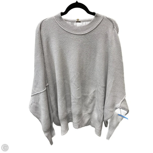 Sweater By Free People In Grey, Size: M