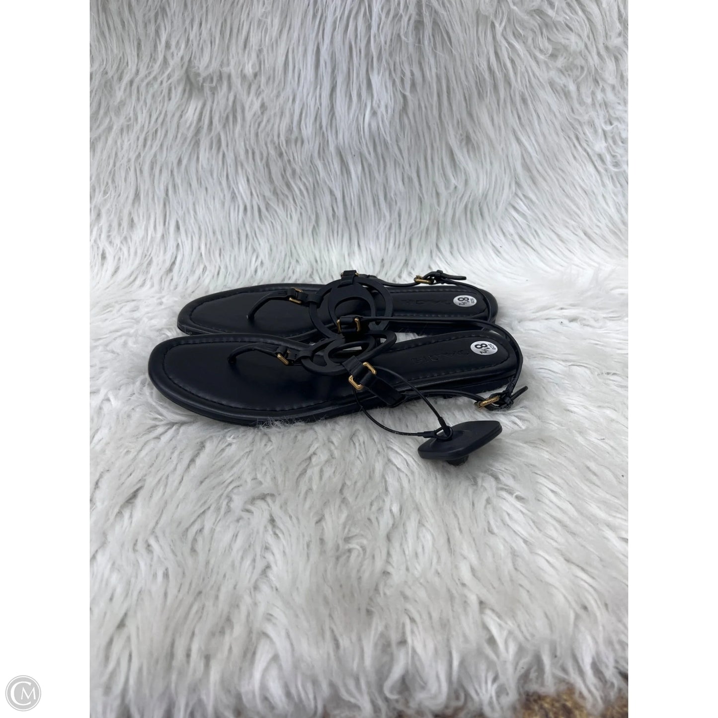 Sandals Designer By Coach In Black, Size: 8.5