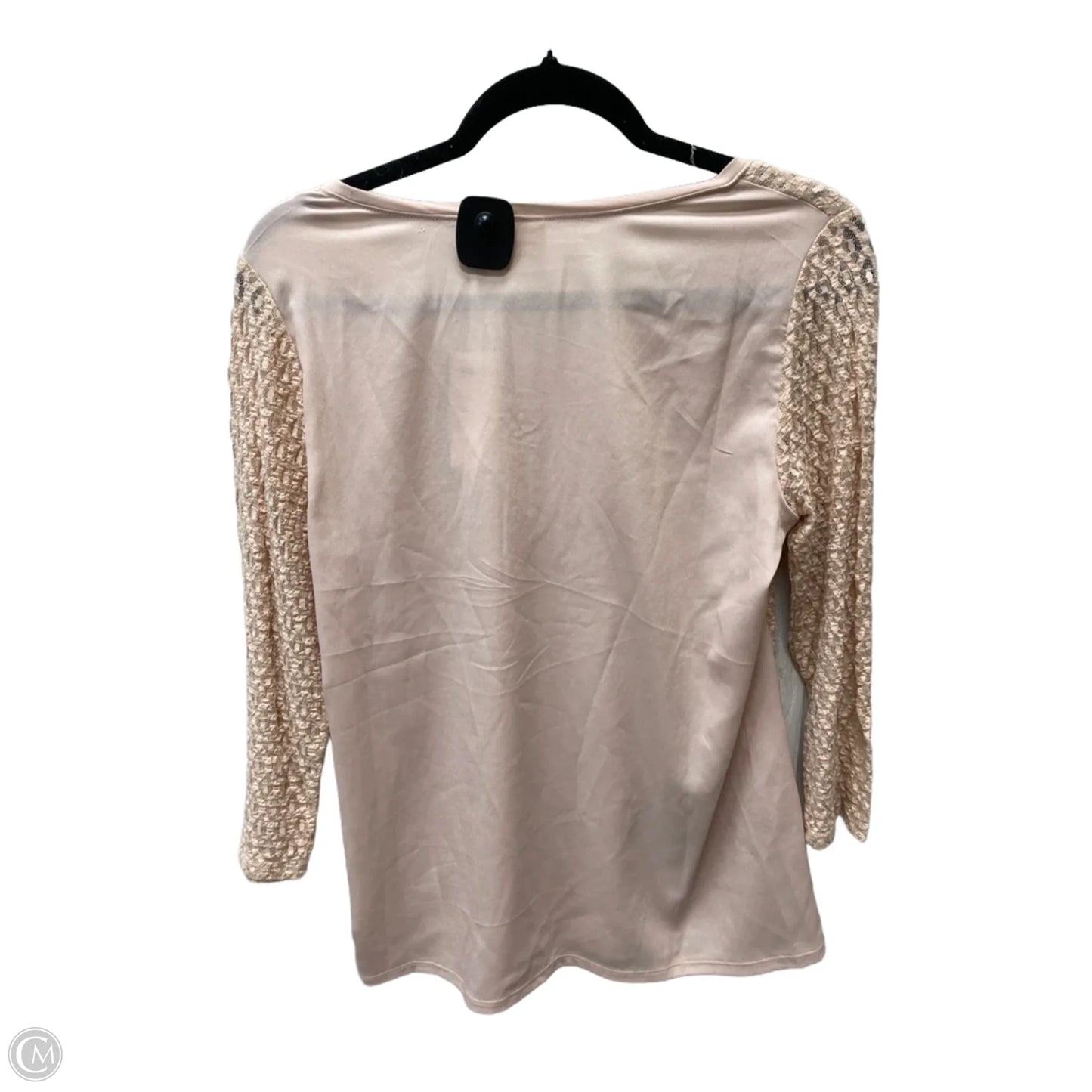Top Short Sleeve By Chicos In Pink, Size: S