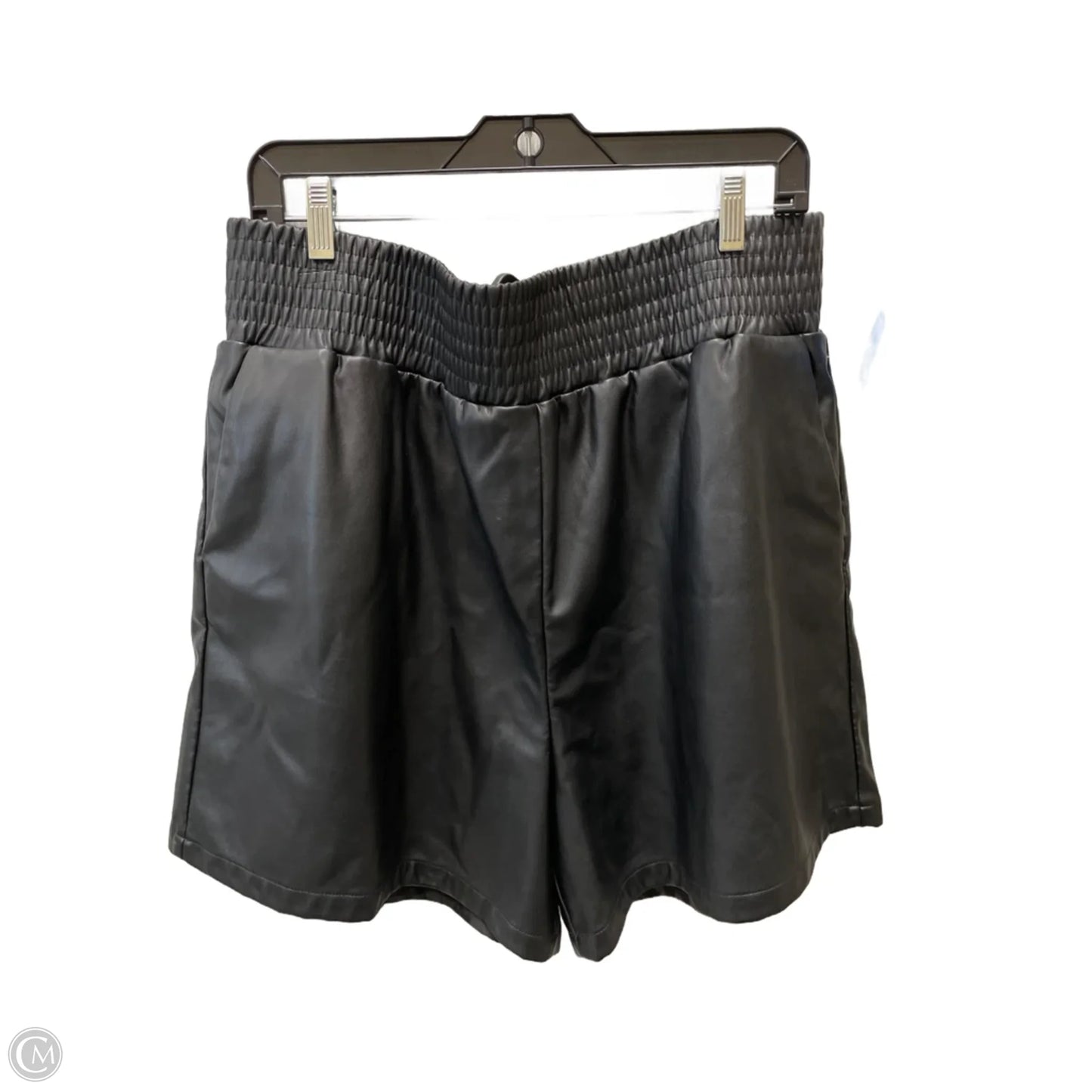 Shorts By Ashley Brown Durand In Black, Size: 20