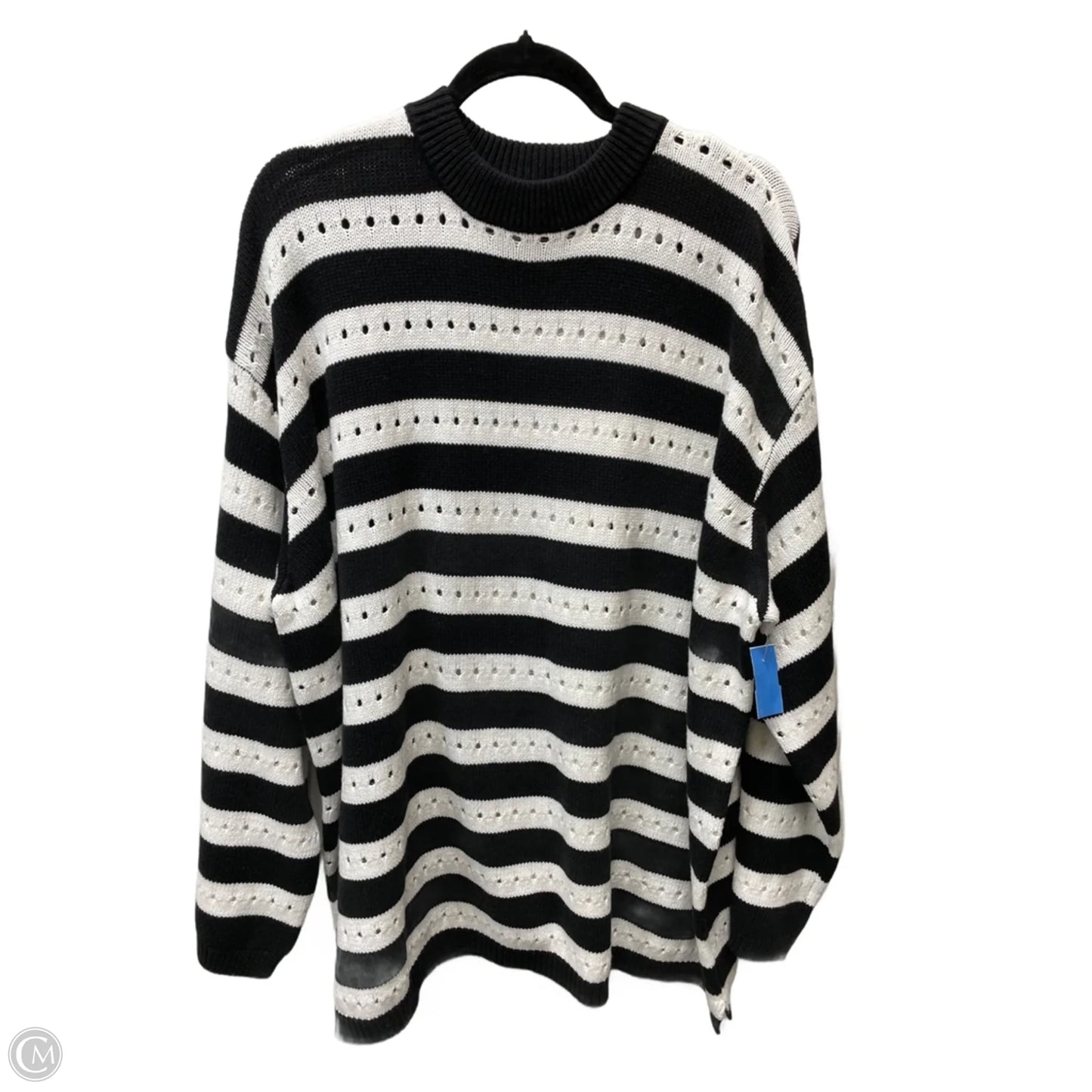 Sweater By Asos In Black & White, Size: L