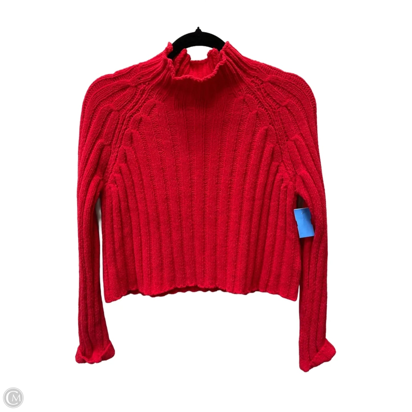 Sweater By American Eagle In Red, Size: Xs