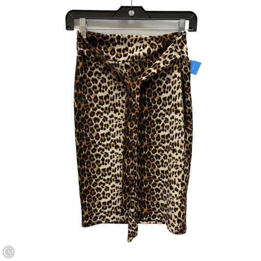 Skirt Mini & Short By See You Monday In Animal Print, Size: 12