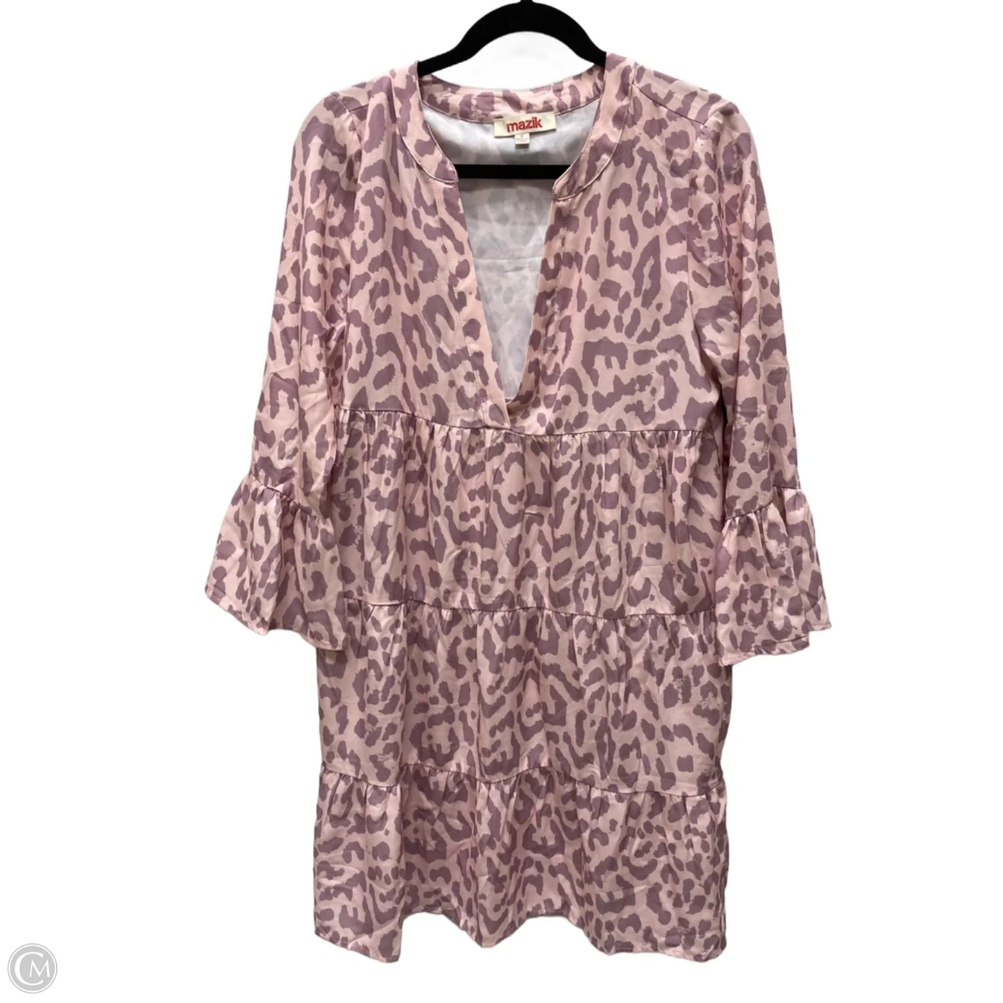 Dress Casual Short By Mazik In Pink & Purple, Size: M