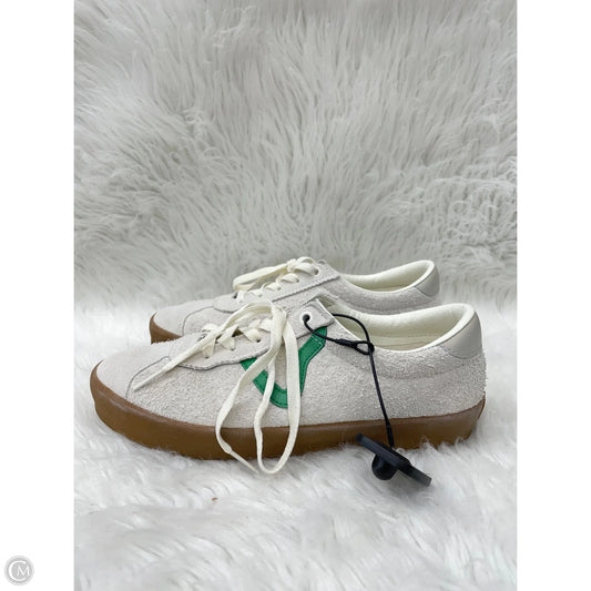 Shoes Sneakers By Vans In Green & White, Size: 9