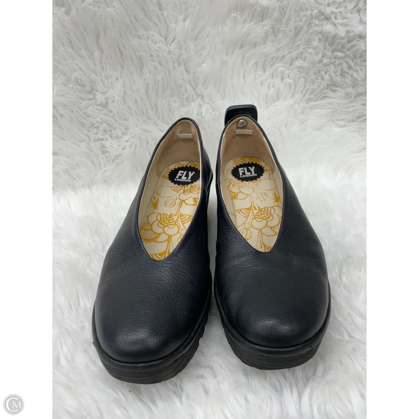 Shoes Heels Wedge By Fly London In Black, Size: 9.5