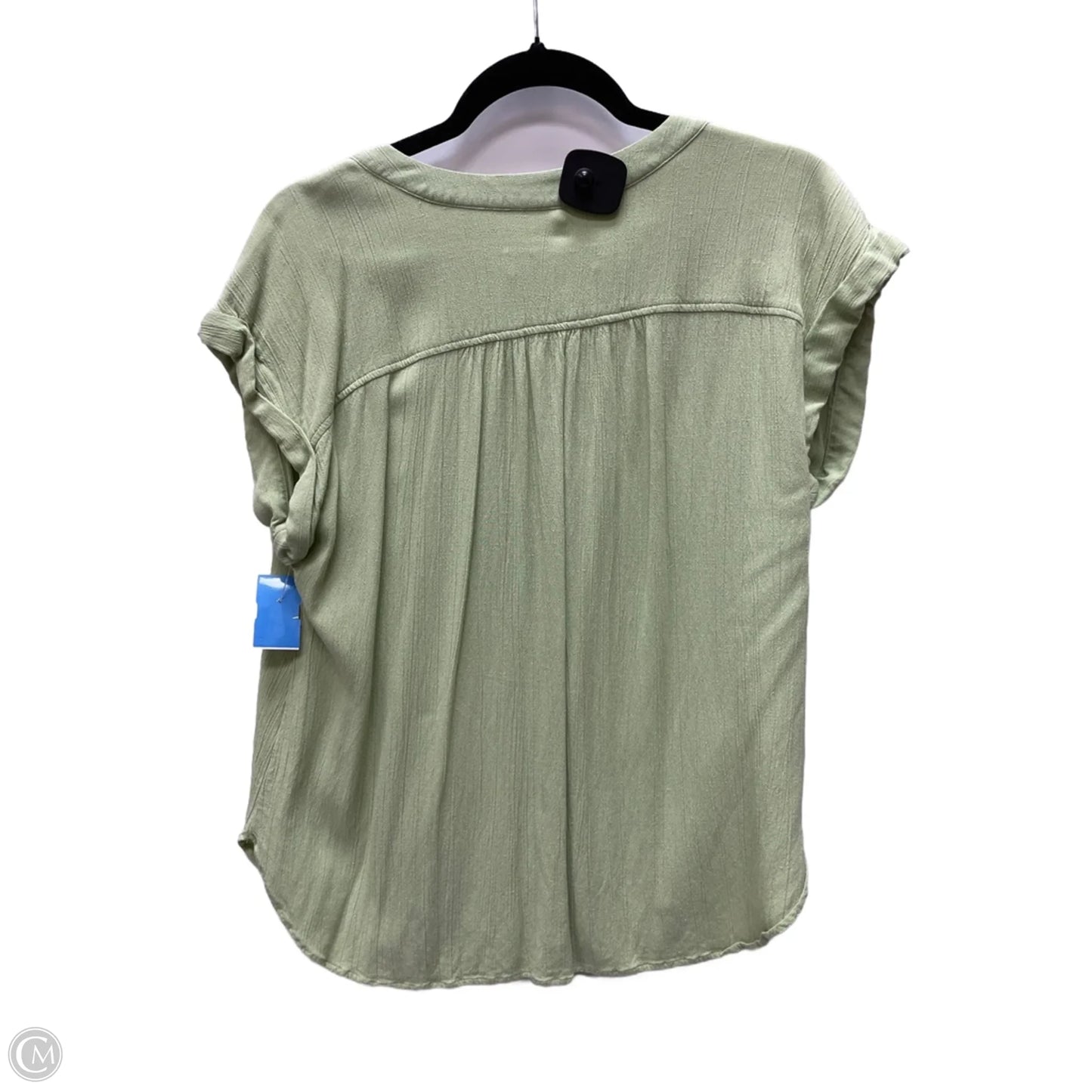 Top Short Sleeve By Loft In Green, Size: S