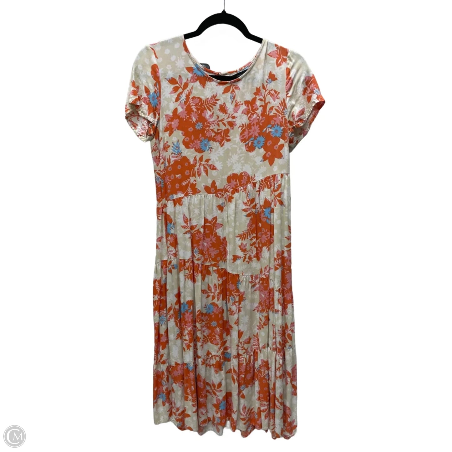 Dress Casual Short By Zesica In Floral Print, Size: M