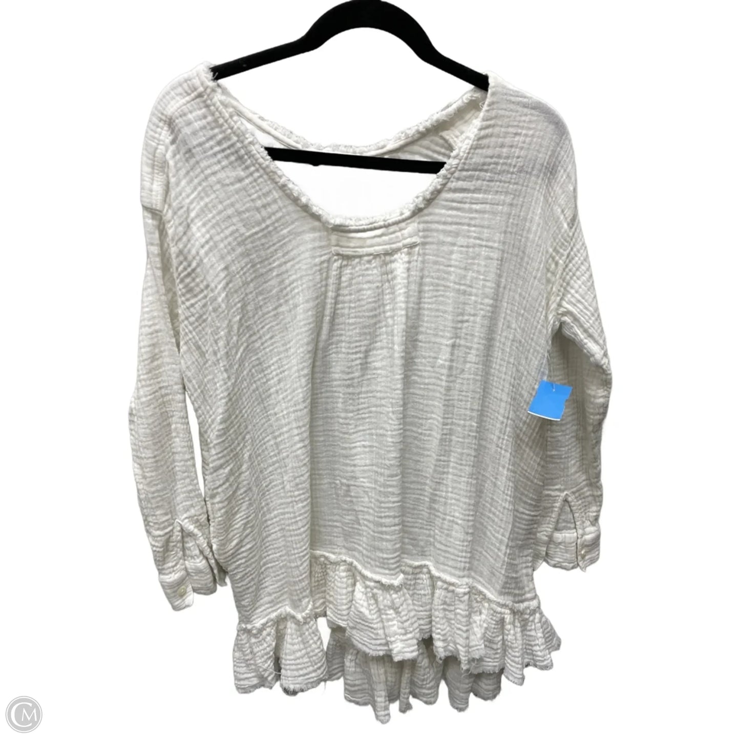 Tunic Long Sleeve By Free People In Cream, Size: S