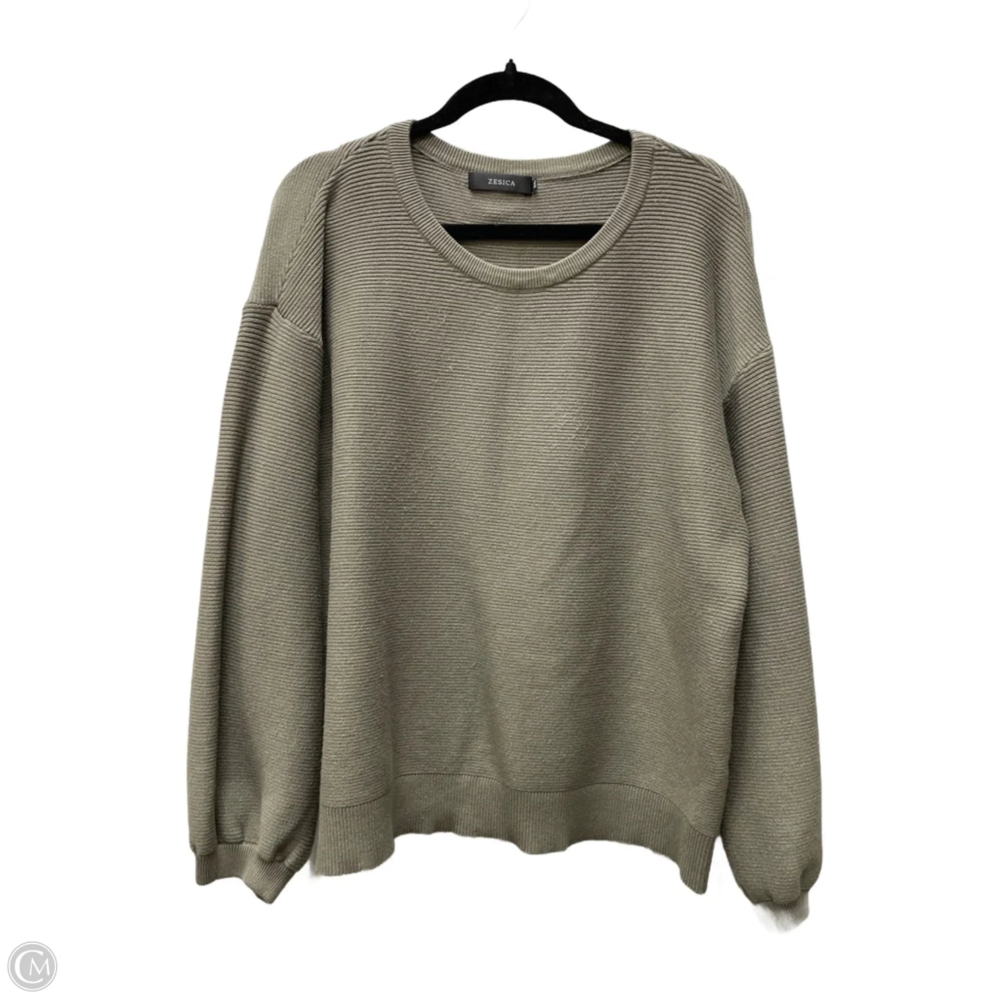 Sweater By Zesica In Green, Size: 2x
