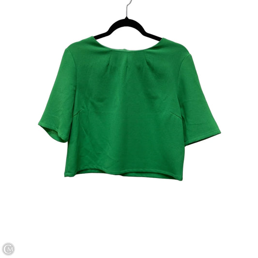 Top Short Sleeve By Mustard Seed In Green, Size: L