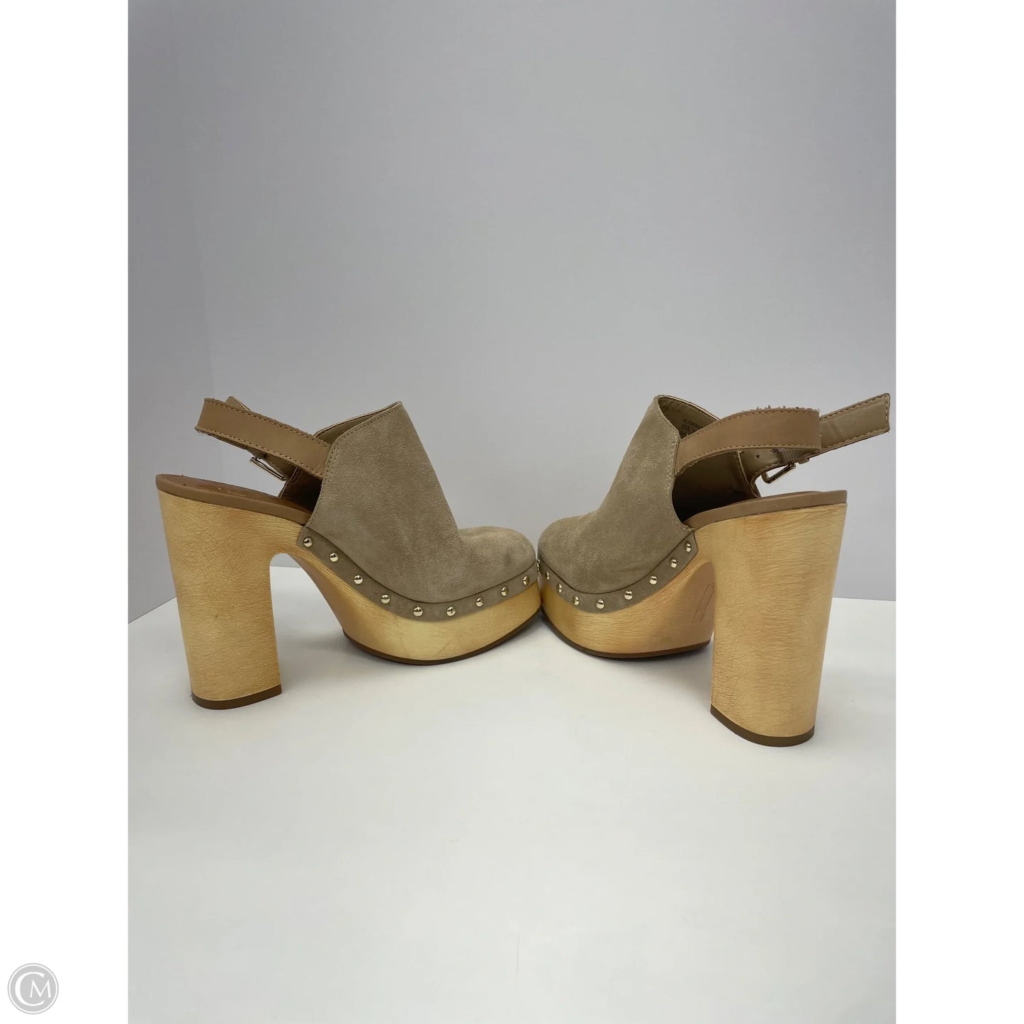 Shoes Heels Block By Vince Camuto In Tan, Size: 6