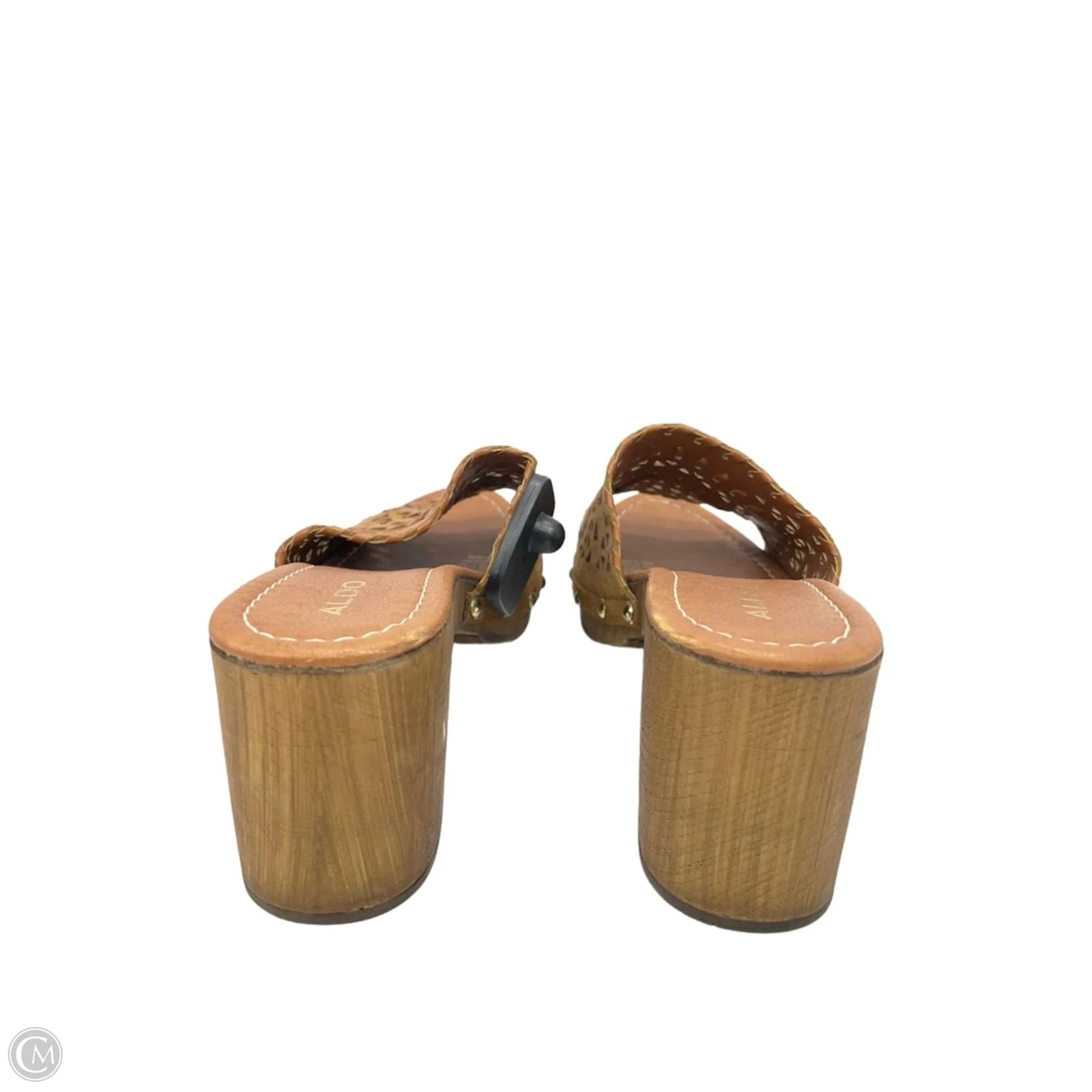 Shoes Heels Block By Aldo In Brown, Size: 6.5