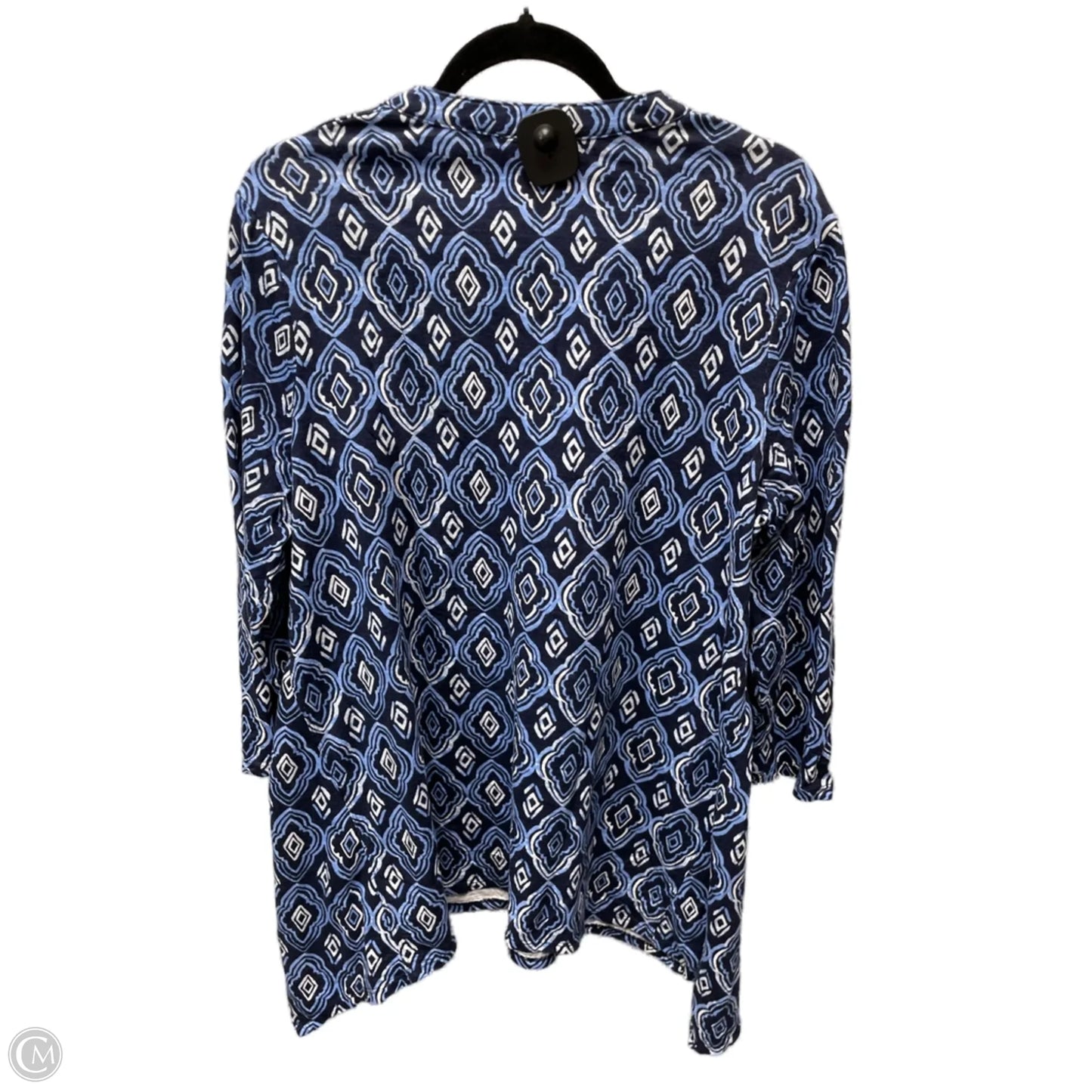 Top Long Sleeve By Chicos In Multi-colored, Size: L