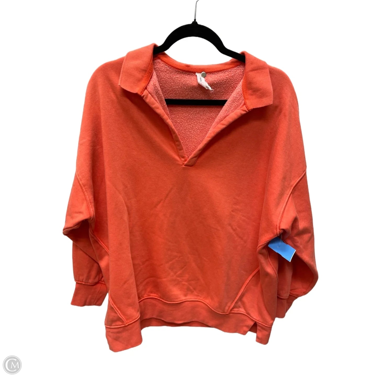 Sweatshirt Collar By Daily Practice By Anthropologie In Orange, Size: M