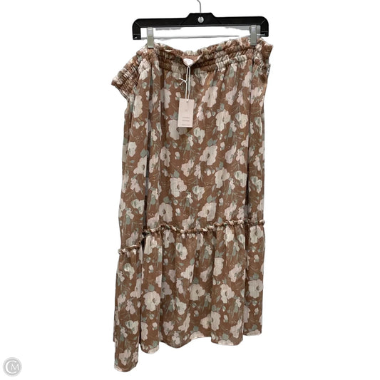 Skirt Mini & Short By Lc Lauren Conrad In Floral Print, Size: 20