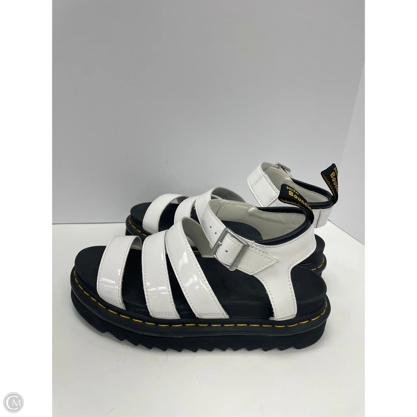 Sandals Heels Platform By Dr Martens In White, Size: 9