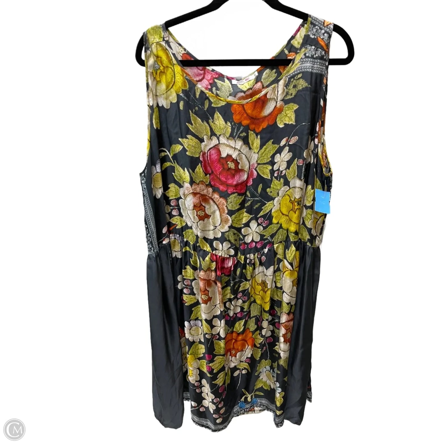 Dress Casual Short By Johnny Was In Floral Print, Size: 2x