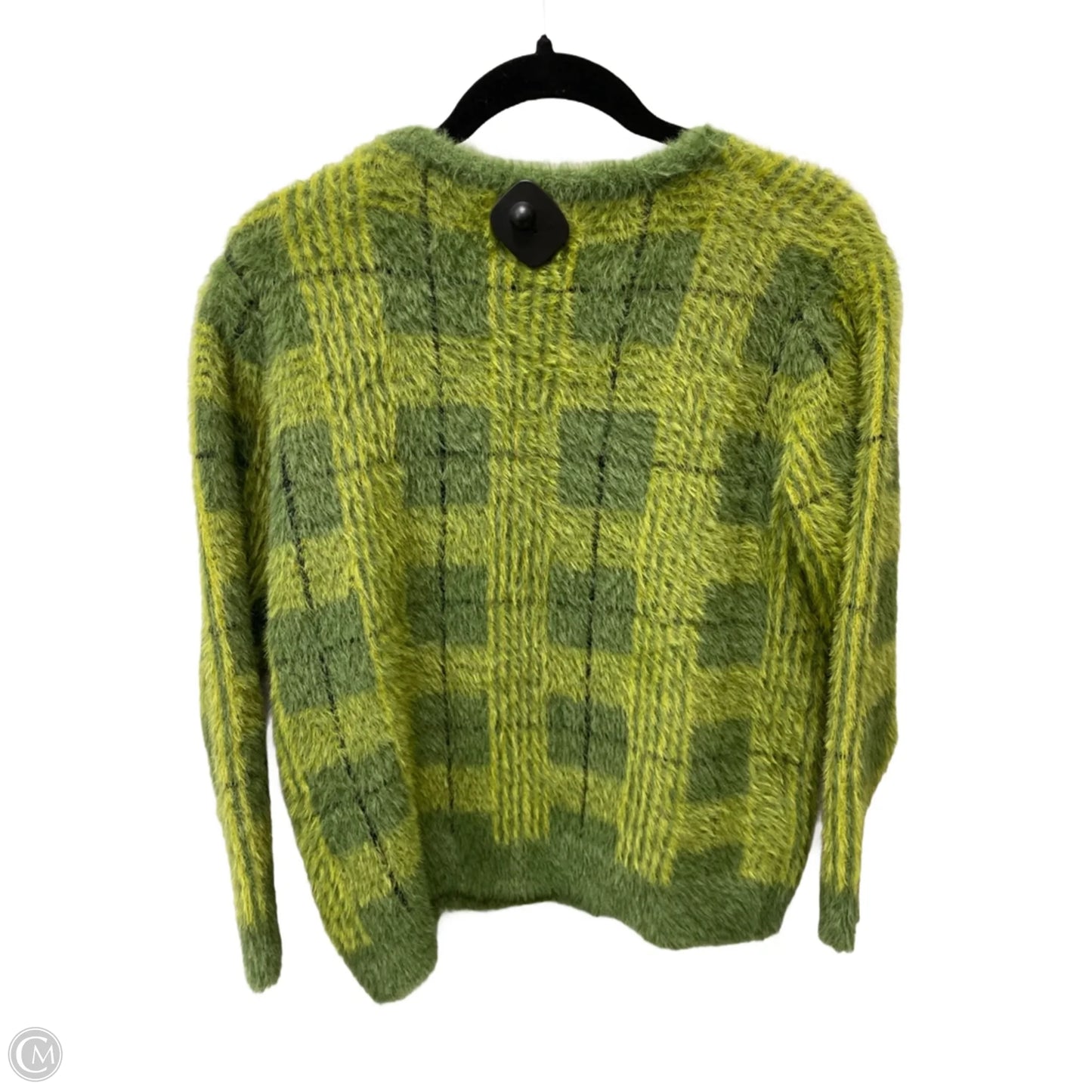 Sweater Cardigan By Yi Pai - In Green, Size: M