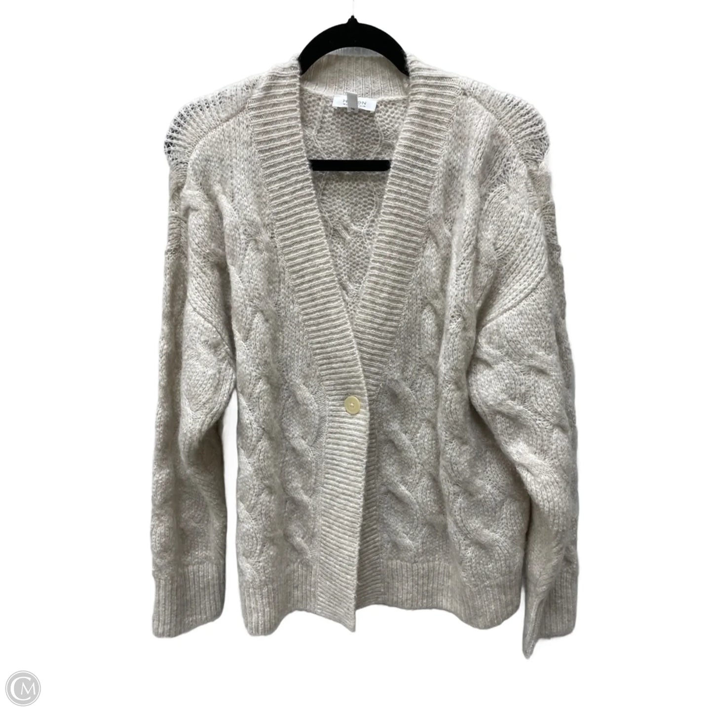 Sweater Cardigan By Haven In Beige, Size: S