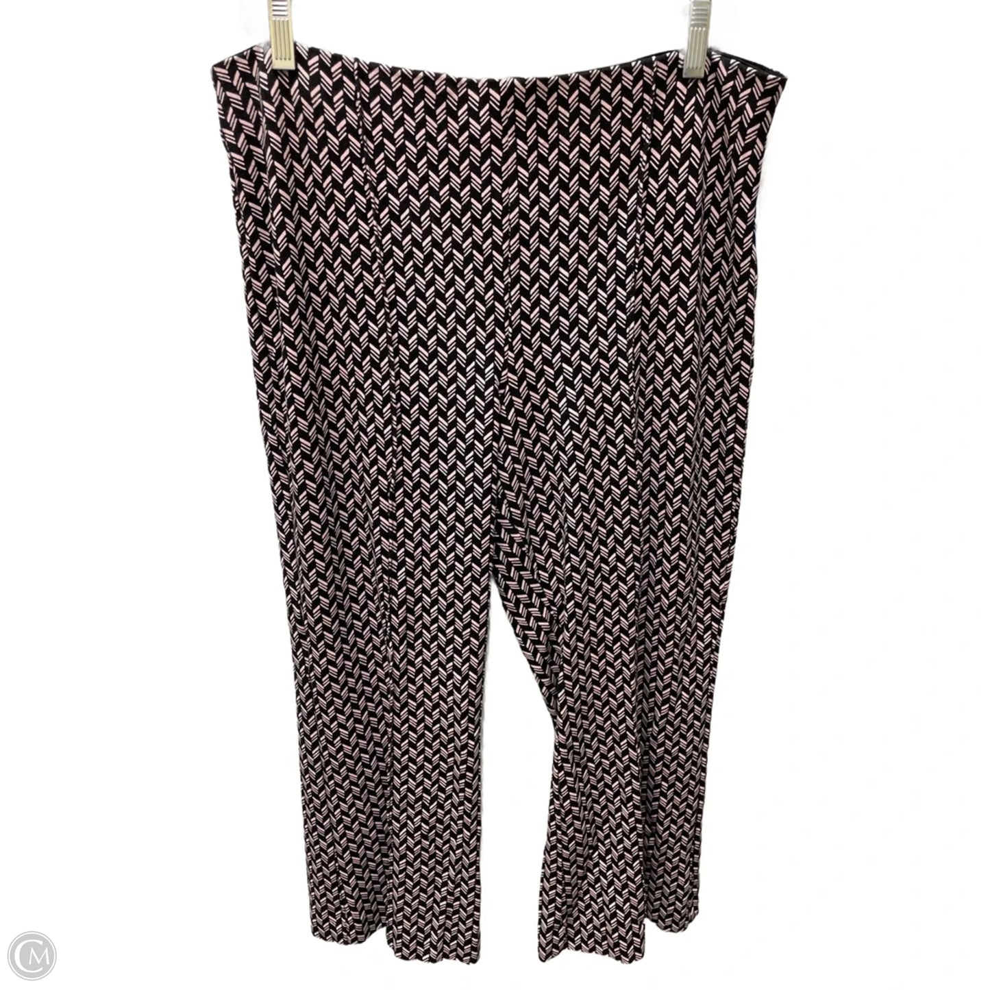 Pants Cropped By Maeve In Geometric Pattern, Size: 16
