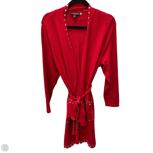 Cardigan By Inc In Red, Size: 1x