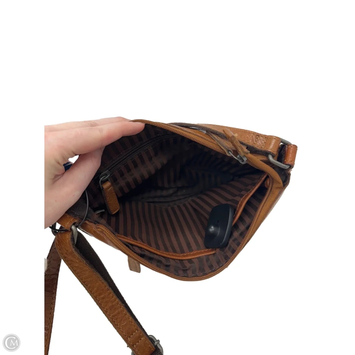 Crossbody Leather By Cmb, Size: Small