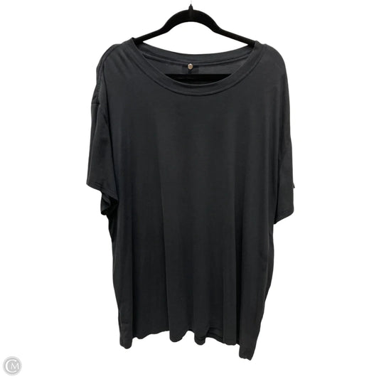 Athletic Top Short Sleeve By Lululemon In Black, Size: 1x