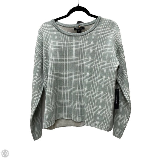 Sweater By Tahari In Plaid Pattern, Size: M