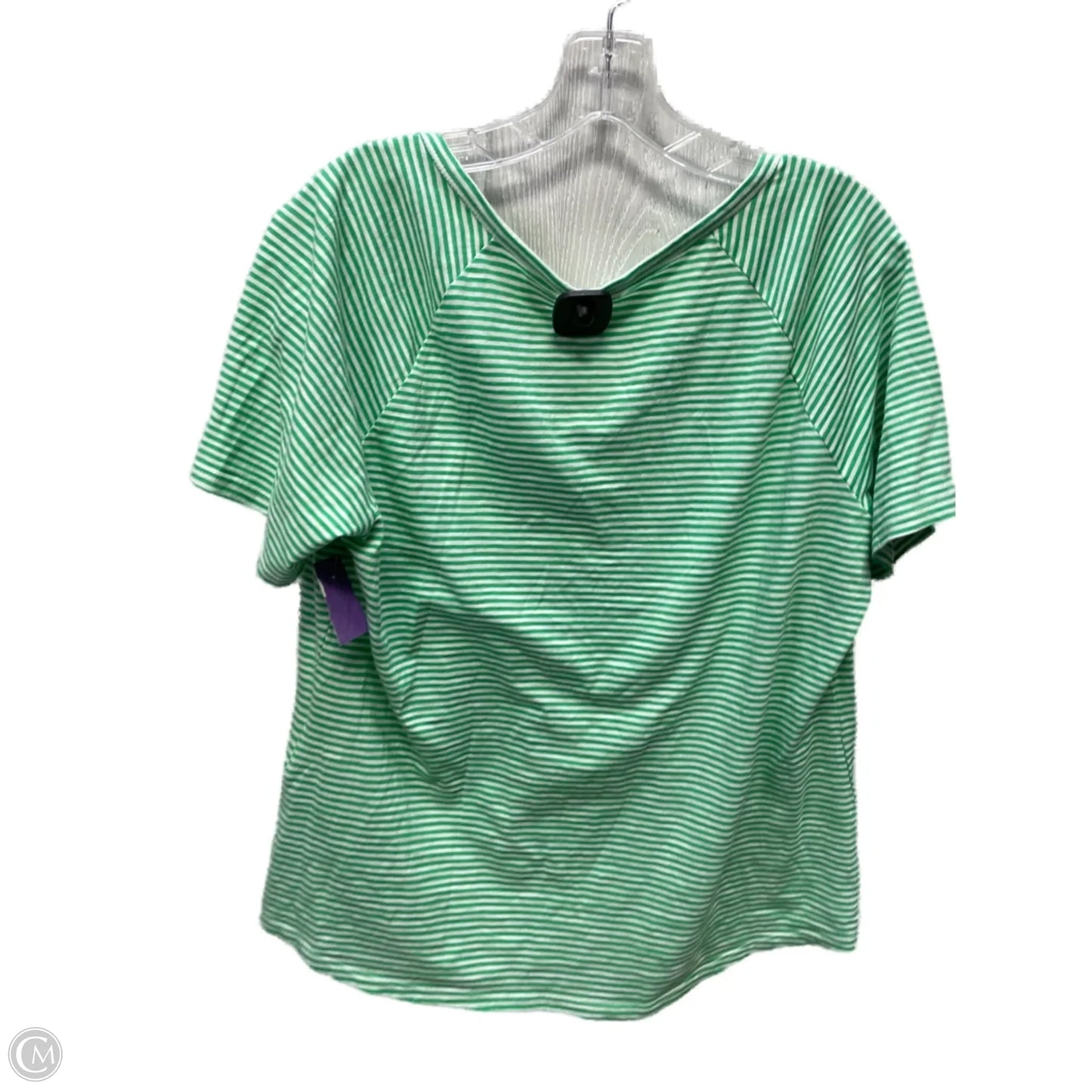 Top Short Sleeve By Levis In Striped Pattern, Size: Xl