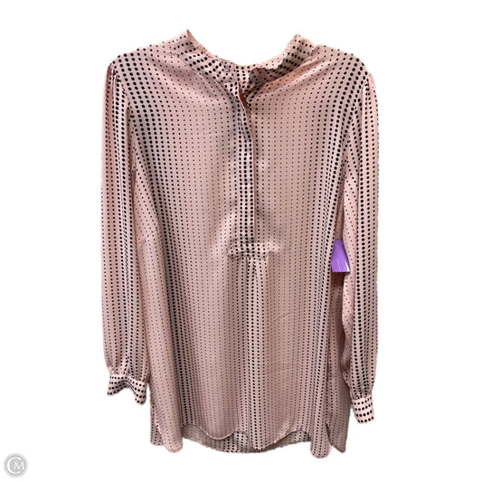 Tunic Long Sleeve By Anne Klein In Polkadot Pattern, Size: 2x